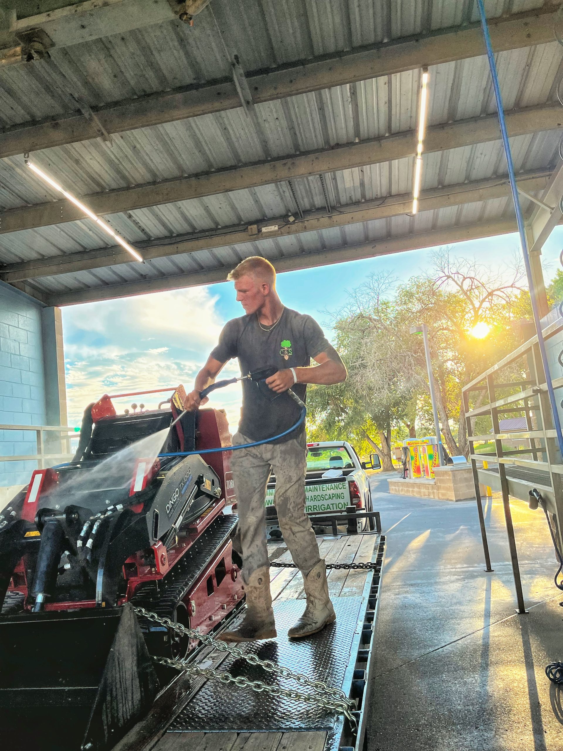Sam Working on machines