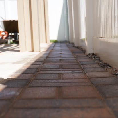 brick work walkway